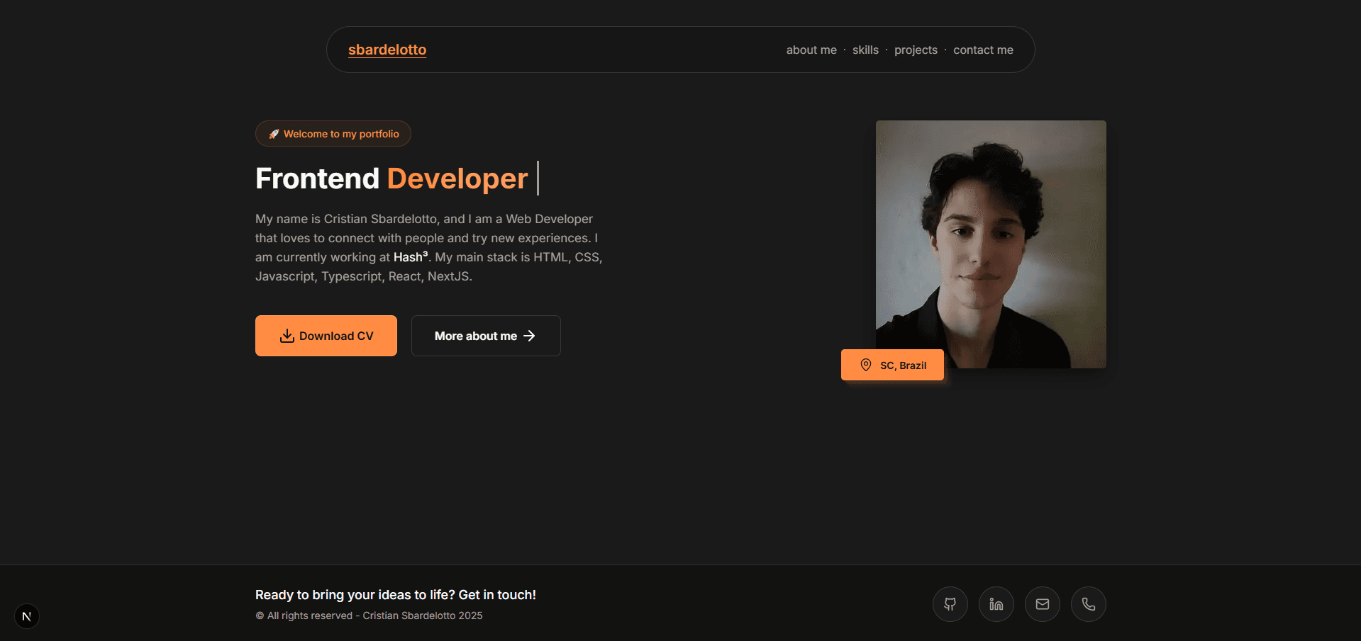 Portfolio Project Card